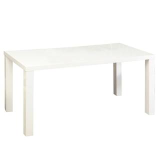 Jedálenský stôl biela vysoký lesk HG 120x80 cm ASPER NEW TYP 2