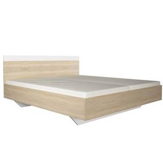 Manželská posteľ dub sonoma/biela 180x200 GABRIELA