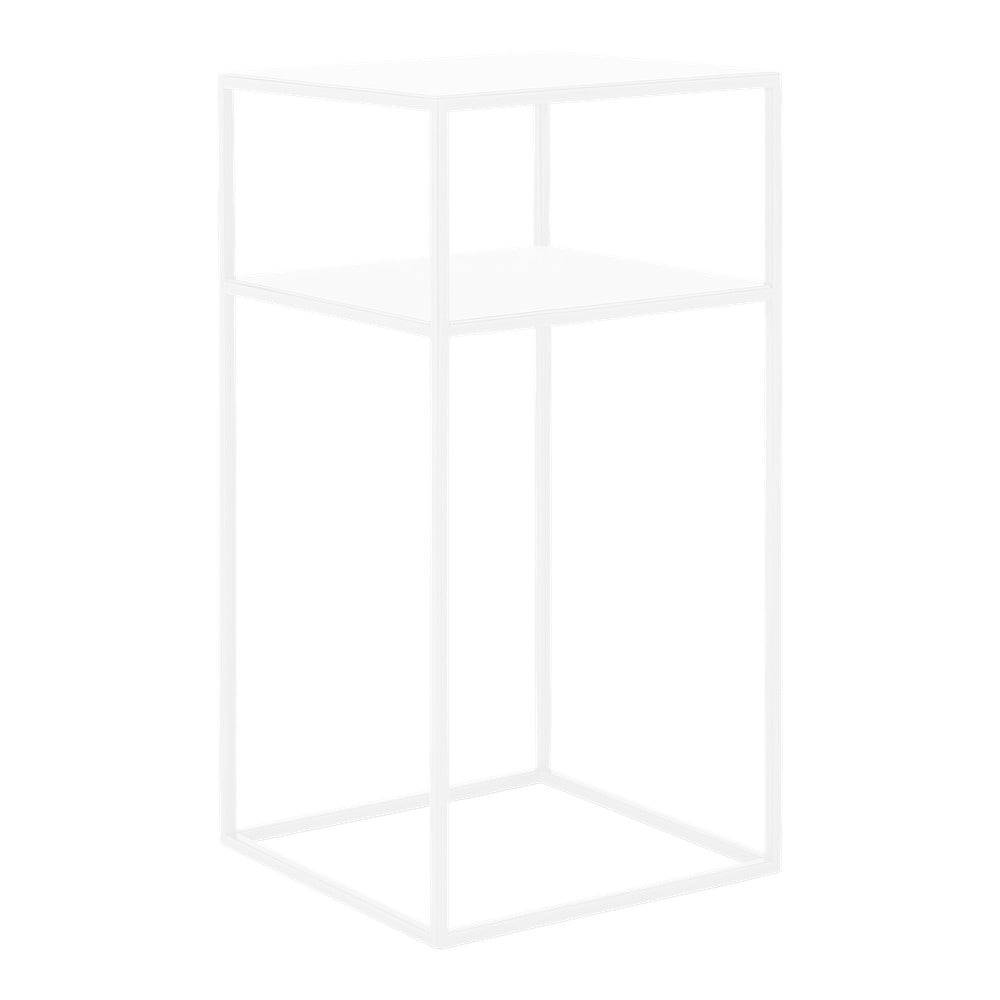 Custom Form Biely odkladací poschodový stolík CustomForm Tensio, 30 x 30 cm, značky Custom Form