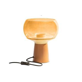 BePureHome Oranžová kovová stolová lampa , výška 28 cm, značky BePureHome