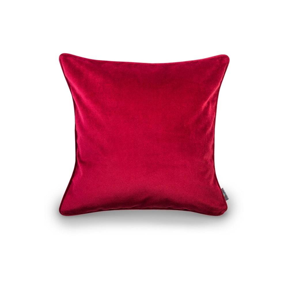 WeLoveBeds Červená obliečka na vankúš  Elegant Burgundy, 50 × 50 cm, značky WeLoveBeds