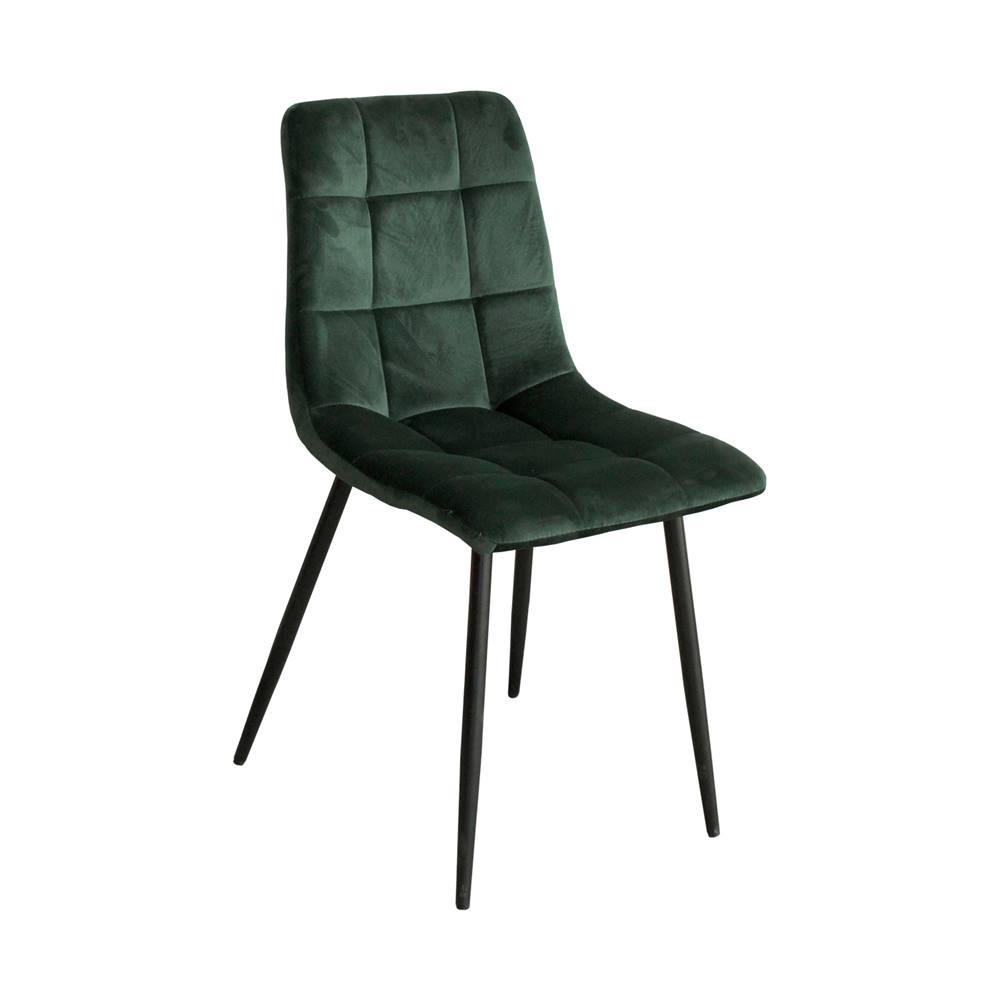 IDEA Nábytok Jedálenská stolička BERGEN zelený zamat, značky IDEA Nábytok