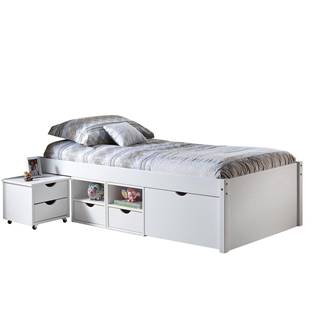IDEA Nábytok Multifunkčná posteľ TILL 90x200 biely lak, značky IDEA Nábytok
