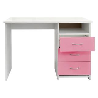 IDEA Nábytok Písací stôl 44 ružová/biela, značky IDEA Nábytok