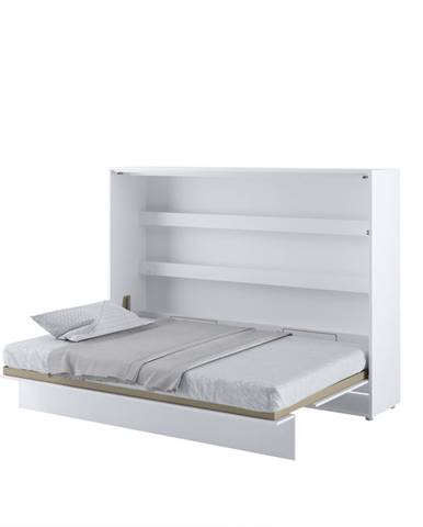 Dig-net nábytok Sklápacia posteľ BED CONCEPT BC-04p | biely lesk 140 x 200