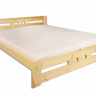 Drewmax Jednolôžková posteľ - masív LK117 / 120 cm borovica