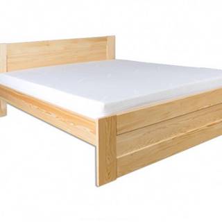 Drewmax Manželská posteľ - masív LK102 | 140cm borovica