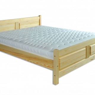 Drewmax  Manželská posteľ - masív LK115 / 140 cm borovica, značky Drewmax