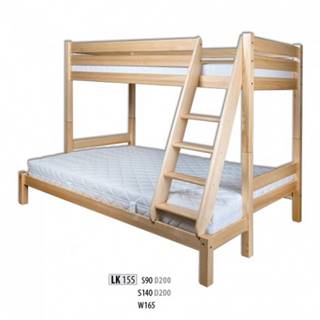 Drewmax Poschodová posteľ LK155