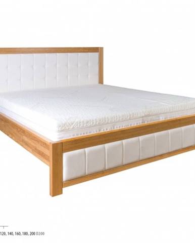 Drewmax Manželská posteľ - masív LK214 | 160 cm dub