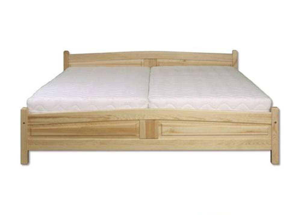 Drewmax Manželská posteľ - masív LK104 | 200cm borovica, značky Drewmax