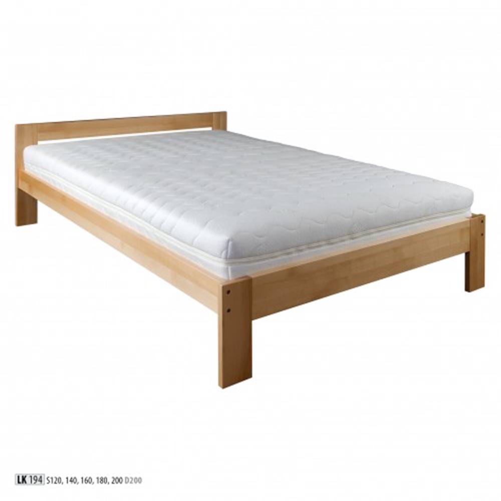 Drewmax  Jednolôžková posteľ - masív LK194 | 120 cm buk, značky Drewmax