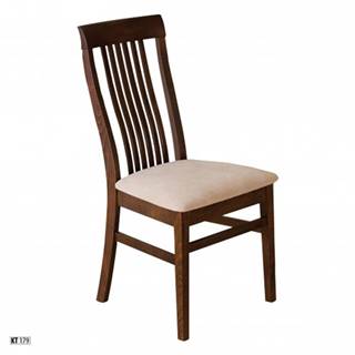 Drewmax Jedálenská stolička - masív KT179 | buk / látka