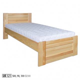 Drewmax  Jednolôžková posteľ - masív LK121 | 100 cm borovica, značky Drewmax