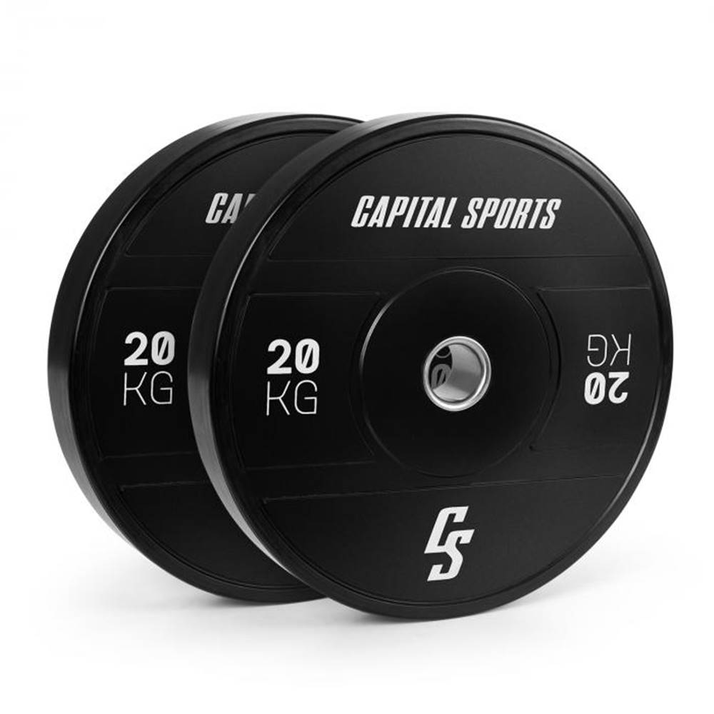 Capital Sports  Elongate 2020, kotúče, 2 x 20 kg, tvrdá guma, 50,4 mm, značky Capital Sports