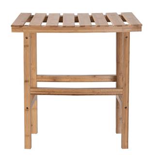 Kondela Príručný stolík k vírivke v tvare oblúka prírodný bambus VIREO TYP 1, značky Kondela