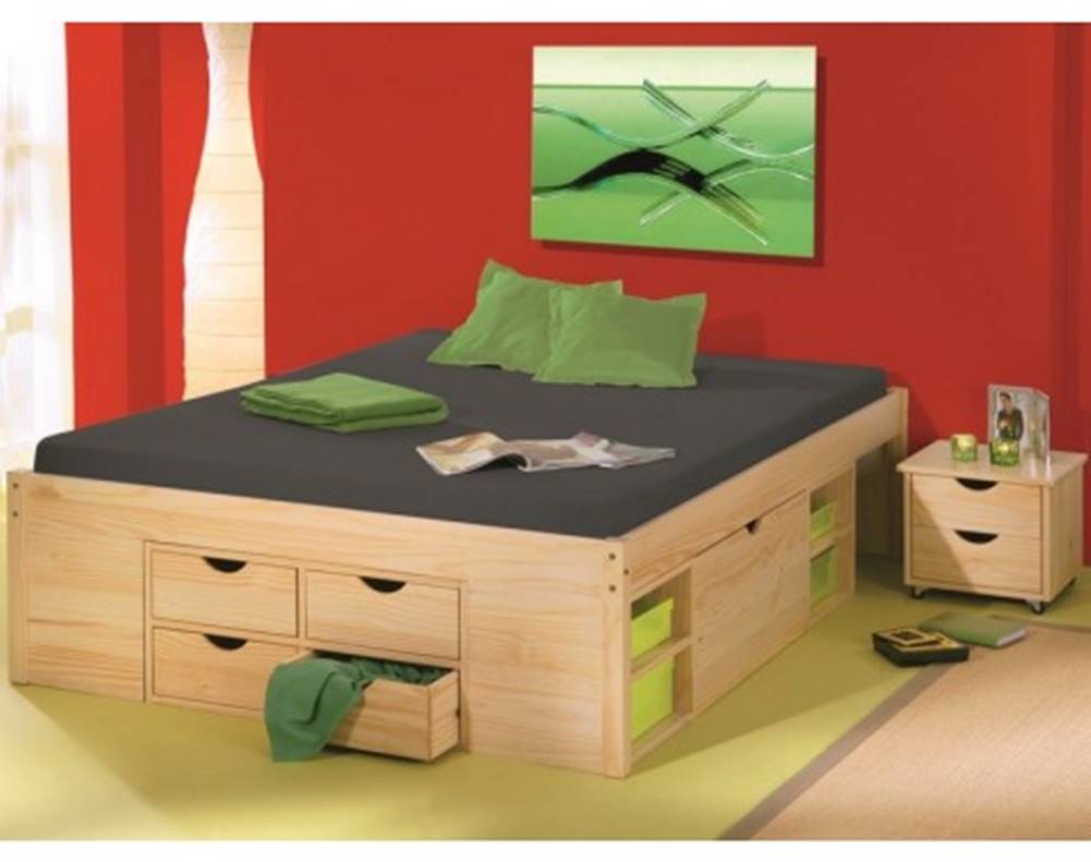 ASKO - NÁBYTOK Úložná posteľ s nočnými stolíkmi Claas 160x200 cm, značky ASKO - NÁBYTOK