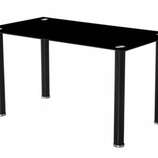 ASKO - NÁBYTOK Jedálenský stôl Tabor, 140x80 cm, čierny, značky ASKO - NÁBYTOK