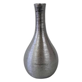 Keramická váza VK63 strieborná