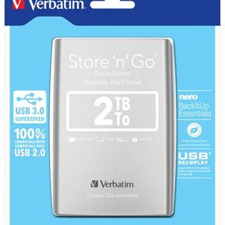 Verbatim HDD disk 2TB  53189, značky Verbatim