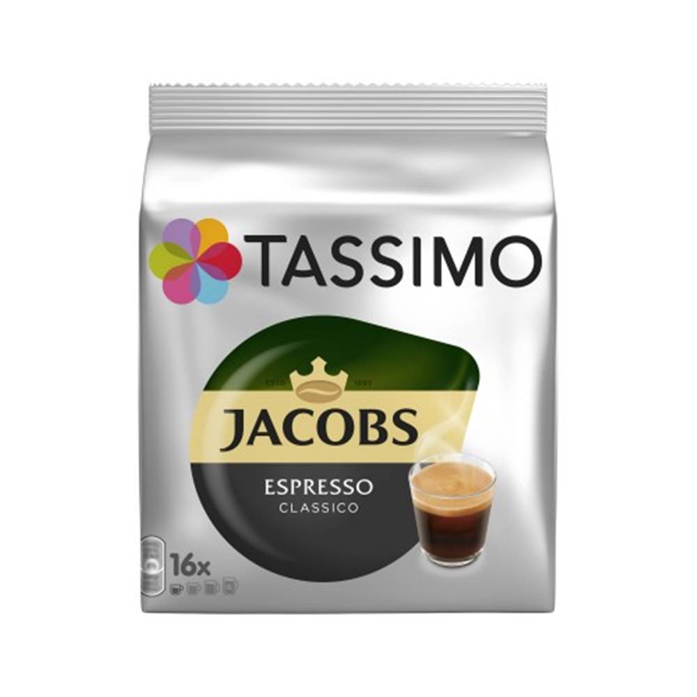Tassimo Kapsule  Jacobs Espresso, 16 ks, značky Tassimo