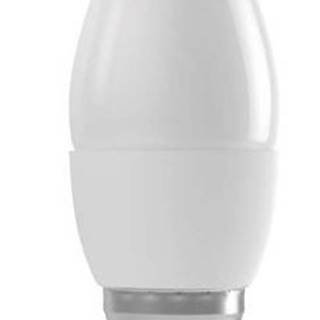 LED žiarovka Emos ZQ3110, E27, 4W, sviečka, matná, teplá biela