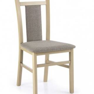 Jedálenská stolička Hubert 8 sivá, dub