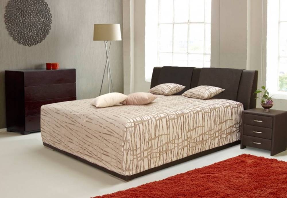OKAY nábytok Čalúnená posteľ Mirror 2 180x200 vrátane roštu a úp,bez matracov, značky OKAY nábytok