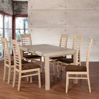 Set 17 - 6x stolička,1x stôl,rozklad