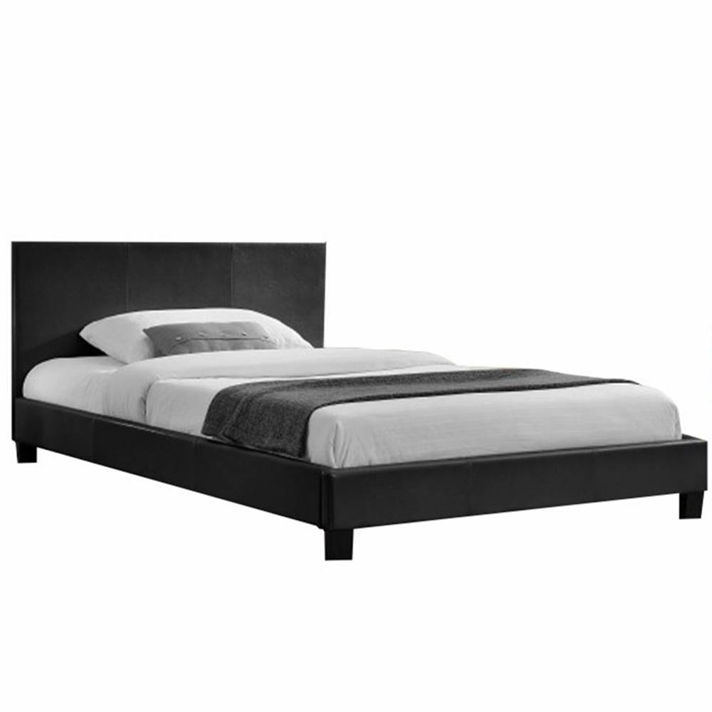 Kondela Manželská posteľ čierna 160x200 NADIRA, značky Kondela