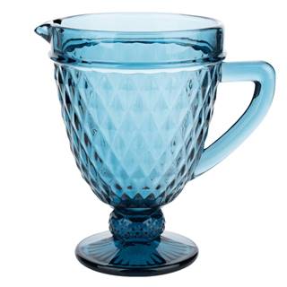 Kondela Retro džbán na vodu/na víno 1150ml modrá VERITAS, značky Kondela