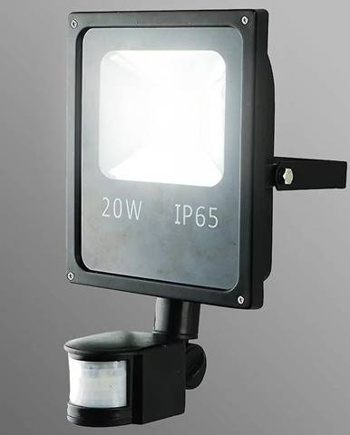 LED reflektor 20W s pohybovám senzorom studená EK518