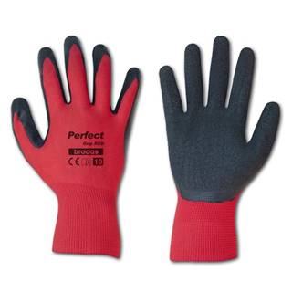 Ochranné rukavice Perfect červené latexové ochranné rukavice