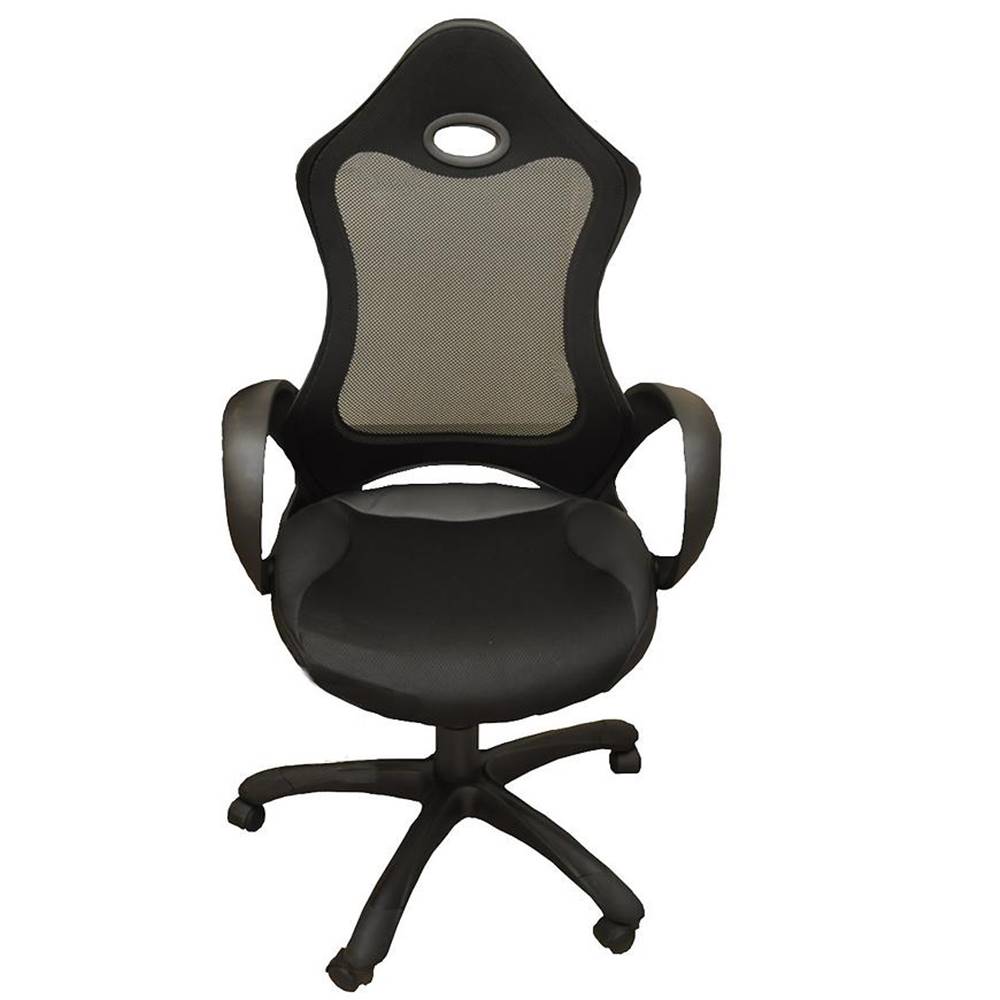 MERKURY MARKET Kancelárska stolička  CX 0388H01 čierna D01/čierna C01/ čierna PU002, značky MERKURY MARKET