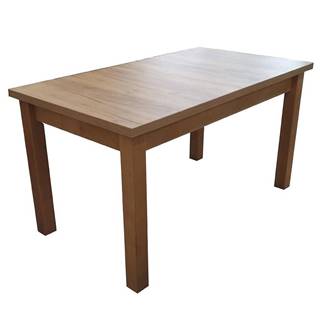 Jedálenský stôl ST28 140x80+40 dub wotan CC