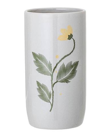 Sivá váza z kameniny Bloomingville Laburnum