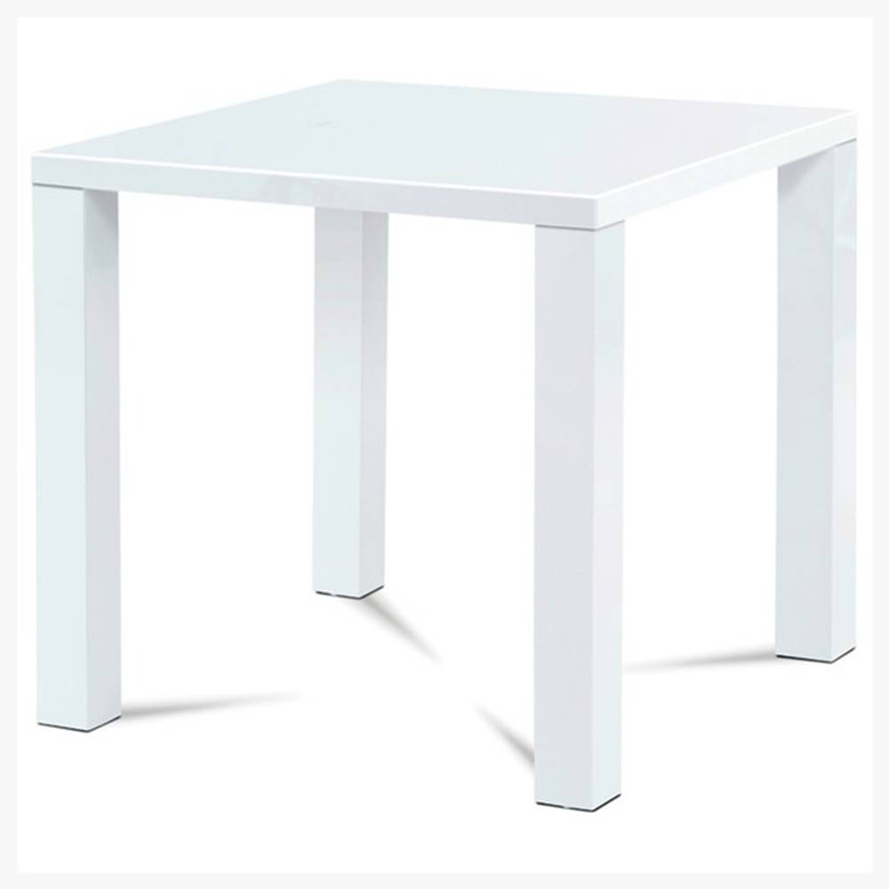 Sconto Jedálenský stôl SEBASTIAN biela vysoký lesk, značky Sconto