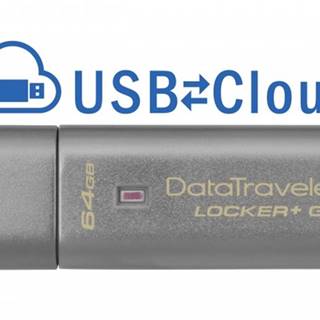 USB kľúč 64GB Kingston DT Locker+ G3, 3.0