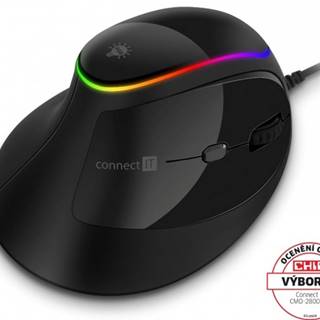 Vertikálna myš Connect IT CMO-2800-BK