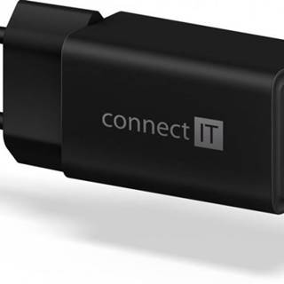 Nabíjačka Connect IT 1xUSB TypC, PD Fast Charge, 18W, čierna