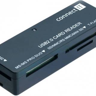 Connect IT Čítačka pamäťových kariet  CI-56, značky Connect IT