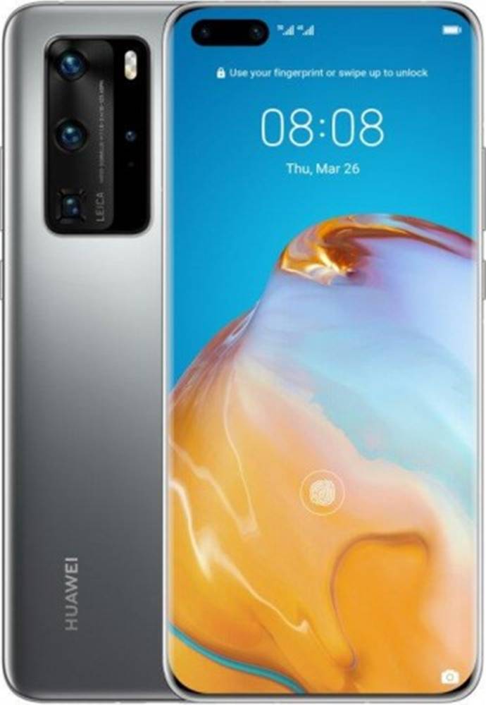 Huawei Mobilný telefón  P40 Pro 8GB/256GB, strieborná ROZBALENÉ, značky Huawei