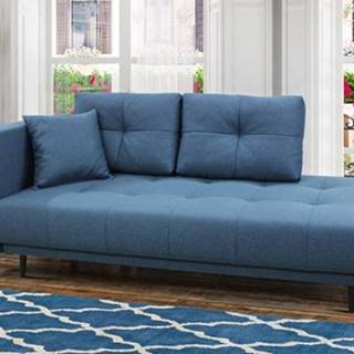 OKAY nábytok Leňoška Bony s úložným priestorom, ľavá strana, modrá, značky OKAY nábytok