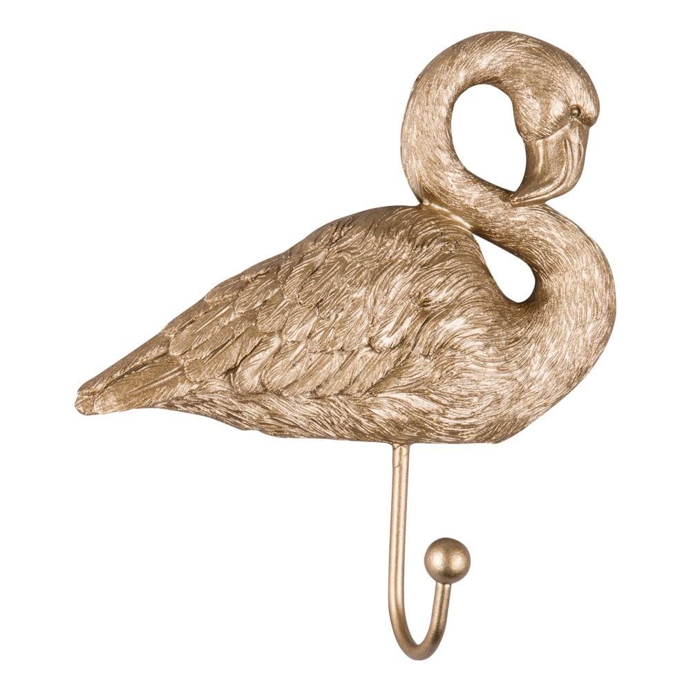 Leitmotiv Vešiak v zlatej farbe  Flamingo, značky Leitmotiv