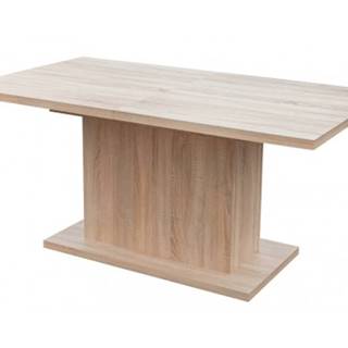 Jedálenský stôl Paulo 160x90 cm, dub sonoma, rozkladací
