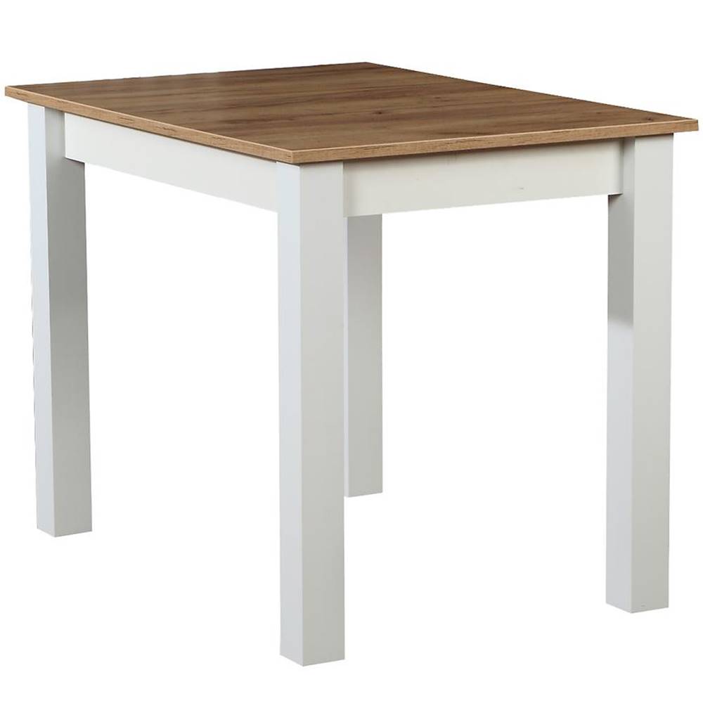MERKURY MARKET Stôl ST29 100X70 dub wotan/biely, značky MERKURY MARKET