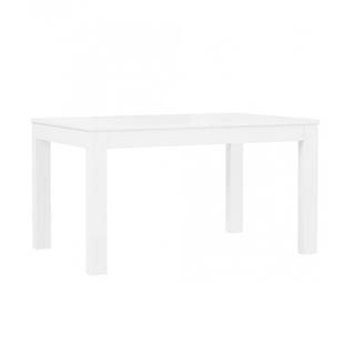 Jedálenský stôl Tuluza PRTT402 biela lesklá/biela