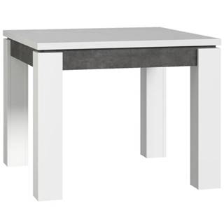 Stôl Brugia/Lenox EST45-C639 sivy/biely lesk