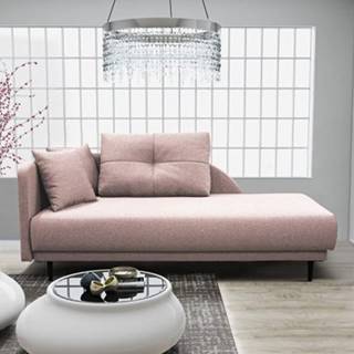 OKAY nábytok Leňoška Ize s úložným priestorom, ľavá strana, ružová, značky OKAY nábytok