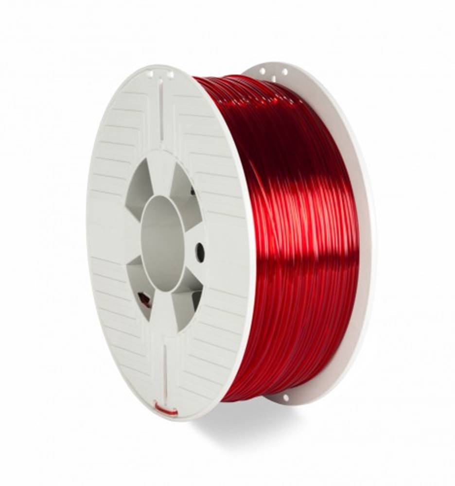 Verbatim 3D filament , PET-G, 1,75 mm, 1000 g, 55054, transp. red, značky Verbatim